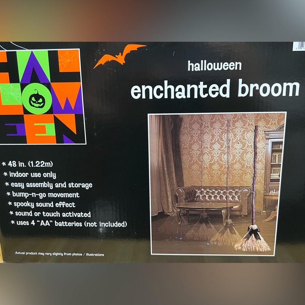 SOLD! Animated Broom Moves & Make Noises- NIB - Picture 6 of 6